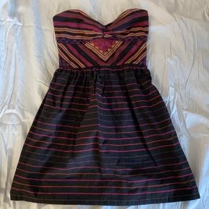 Roxy strapless dress